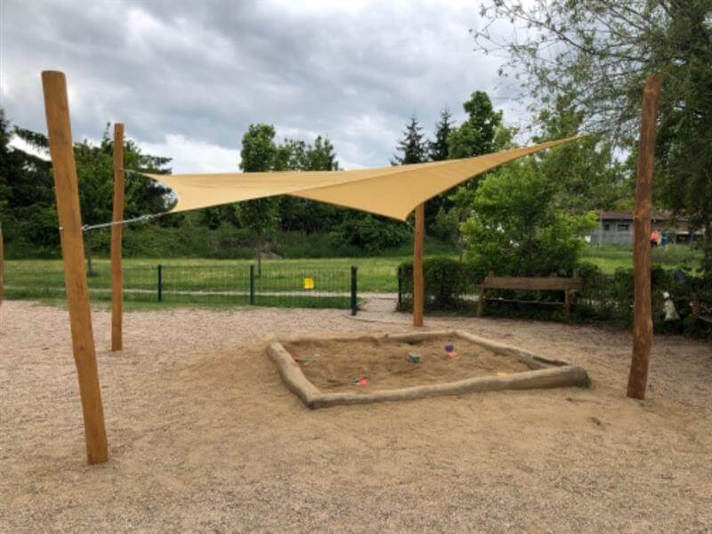 Zastínění dětských hřišť – fotografie